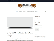 Tablet Screenshot of mads-theatre.org